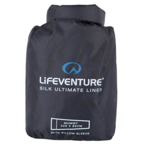 Lifeventure Silk Ultimate Sleeping Bag Liner, Mummy No Color